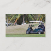 Golfmobil-Visitenkarte Visitenkarte (Rückseite)