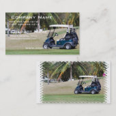 Golfmobil-Visitenkarte Visitenkarte (Vorne/Hinten)