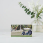 Golfmobil-Visitenkarte Visitenkarte (Stehend Vorderseite)