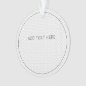 Golfmuster Hinzufügen von eigenem Text Golf Ball G Ornament (Vorderseite)
