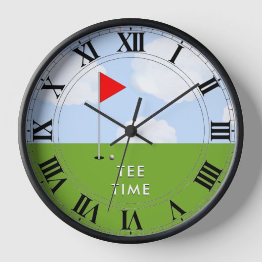 Golfnovelty-Geschenke Uhr (Vorderseite)
