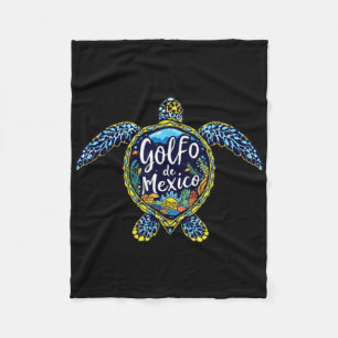 Golfo de Mexico Viva Mexiko Golf von Mexiko Funny Fleecedecke