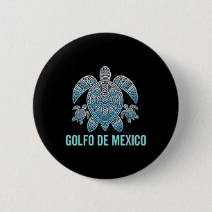 Golfo de Mexico Viva Mexiko Golf von Mexiko Souven Button