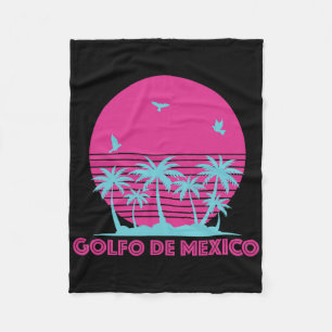Golfo de Mexico Viva Mexiko Golf von Mexiko Souven Fleecedecke