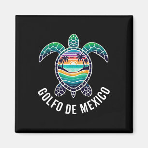 Golfo de Mexico Viva Mexiko Golf von Mexiko Souven Magnet