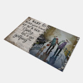 Golfpaare Mat, Liebe Zitate über Golf Fußmatte (Schrägansicht)