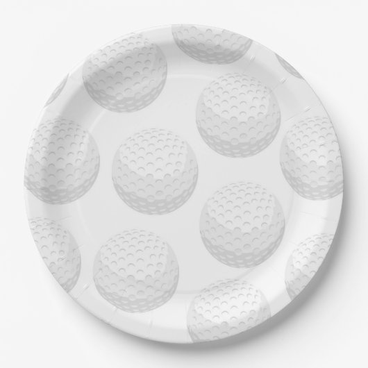 Golfparty-Papierteller Pappteller (Vorderseite)