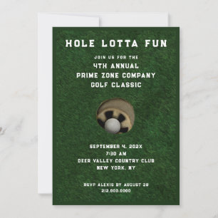 Golfparty Veranstaltung Einladung