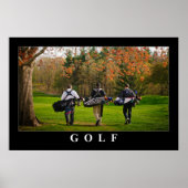 Golfplakat Poster (Vorne)