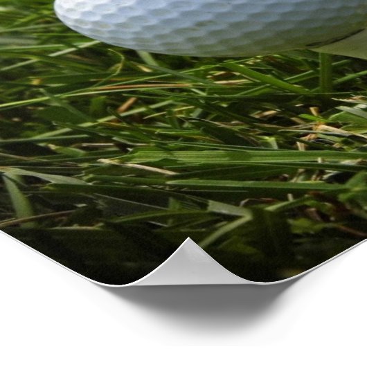 Golfplakat Poster (Ecke)