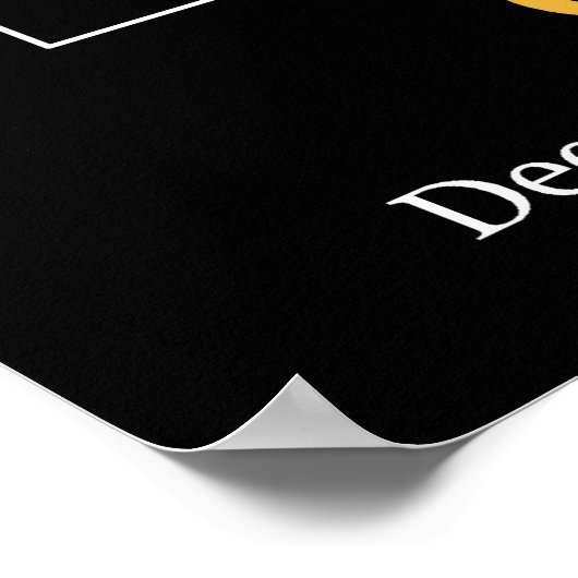 Golfplakat Poster (Ecke)