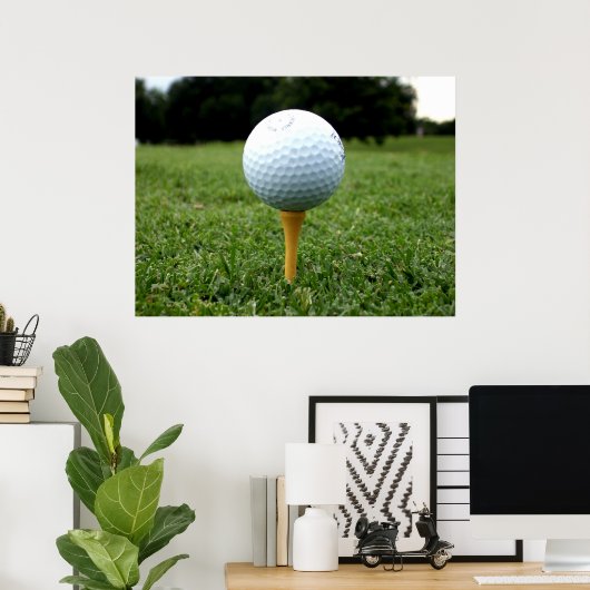 Golfplakat Poster (Heimbüro)