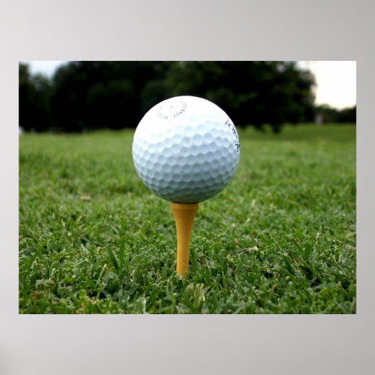 Golfplakat Poster (Vorne)