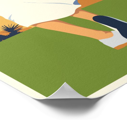 Golfplakat Poster (Ecke)