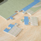 Golfplatz am Strand Palmen Puzzle (Seite)