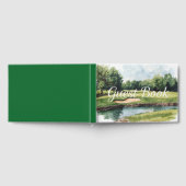 Golfplatz Aquarell Gästebuch (Voll)