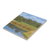 Golfplatz auf der grünen Fliese (Seite)