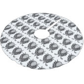 Golfplatz Ball T-Shirt Clubs Wohltätigkeit Golf Tu Polyester Weihnachtsbaumdecke (Schrägansicht)