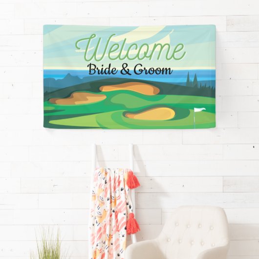 Golfplatz Begrüßung Banner (Insitu)