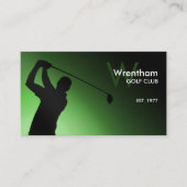 Golfplatz Business Card Visitenkarte (Vorderseite)