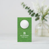 Golfplatz Business Card Visitenkarte (Stehend Vorderseite)