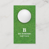 Golfplatz Business Card Visitenkarte (Vorderseite)