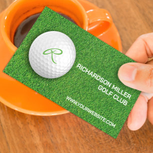Golfplatz Business Card Visitenkarte
