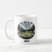 Golfplatz Club und Ball Best Vater nach Par Kaffeetasse (Links)