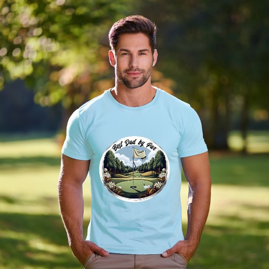 Golfplatz Club und Ball Best Vater Par T-Shirt