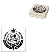 Golfplatz Country Club Gummistempel (Stempel)