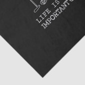 Golfplatz| Das Leben ist voller wichtiger Entschei Seidenpapier (Ausschnitt)