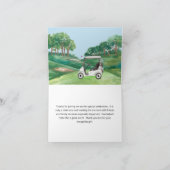 GOLFPLATZ DER 80. (JEDES JAHR) DANKESKARTE (Innenseite)