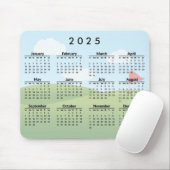 Golfplatz Design 2025 Kalender Mousepad (Mit Mouse)