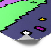 Golfplatz Disc Sommersonne Poster (Ecke)