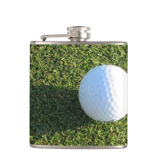 Golfplatz-Entwürfe Flachmann (Vorderseite)