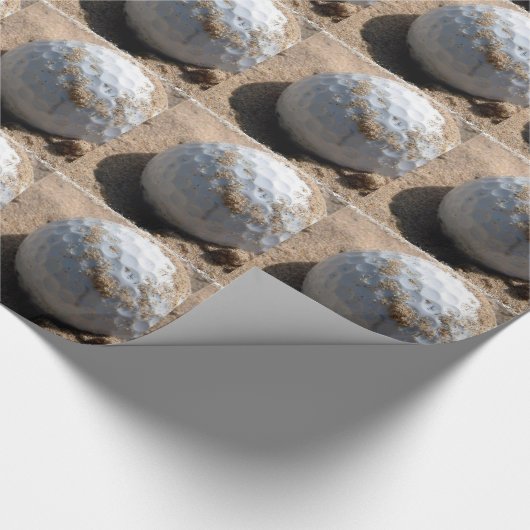 Golfplatz-Entwürfe Geschenkpapier (Ecke)