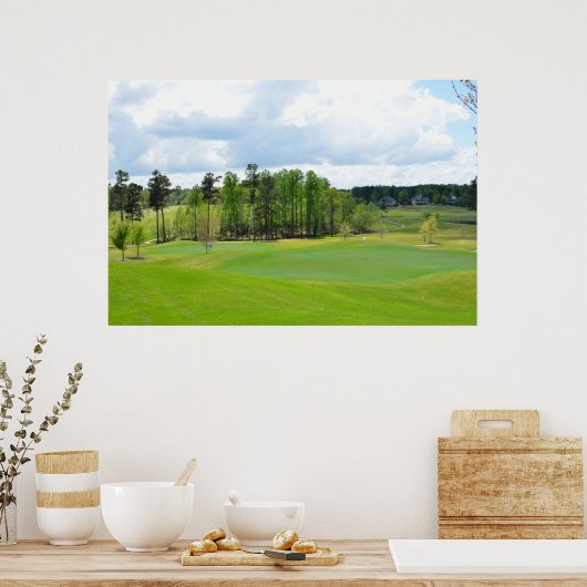 Golfplatz Fairway Poster (Küche)
