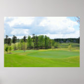 Golfplatz Fairway Poster (Vorne)