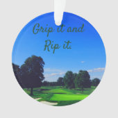Golfplatz fassen und reißen ornament (Vorderseite)