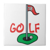 Golfplatz Fliese (Vorderseite)