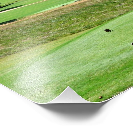 Golfplatz Fotodruck (Ecke)
