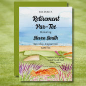 Golfplatz für die Vermietung am Strand Einladung