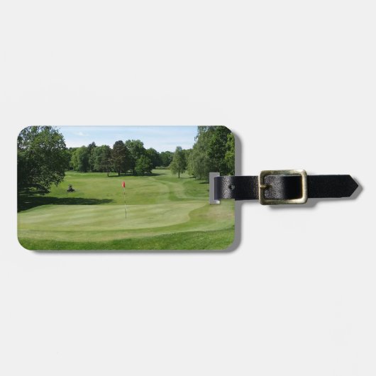 Golfplatz Gepäckanhänger (Vorderseite horizontal)