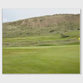 Golfplatz Geschenkpapier (Flach)