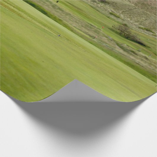 Golfplatz Geschenkpapier (Ecke)