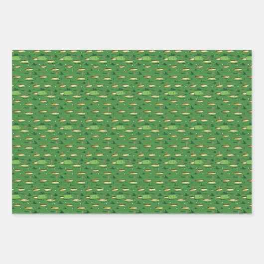 Golfplatz Geschenkpapier Set (Vorderseite 3)