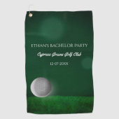 Golfplatz Golf Bachelor Golfhandtuch (Vorderseite)