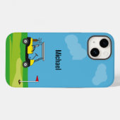 Golfplatz Golf Cart Cartoon Personalisiert Case-Mate iPhone Hülle (Rückseite (Horizontal))