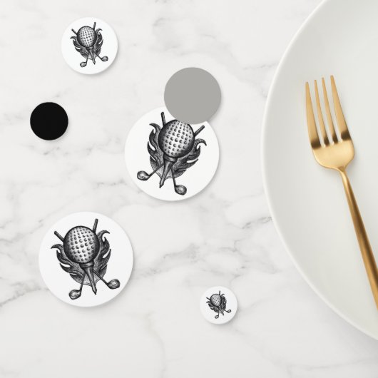 Golfplatz Golfer Geschenkklubs T-Shirt Ball Pen-an Konfetti (Gruppe)