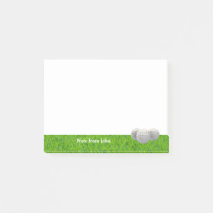 Golfplatz Grassland Sport Individuelle Name Post-it Klebezettel